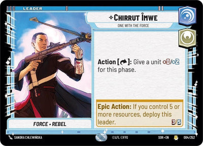 Chirrut Imwe - One With The Force (004/252) (Spark of Rebellion)