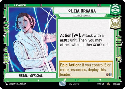 Leia Organa - Alliance General (009/252) (Spark of Rebellion)