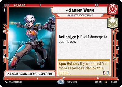Sabine Wren - Galvanized Revolutionary (014/252) (Spark of Rebellion)