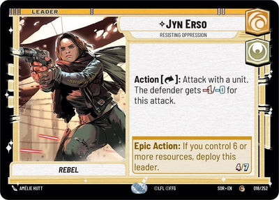 Jyn Erso - Resisting Oppression (018/252) (Spark of Rebellion)