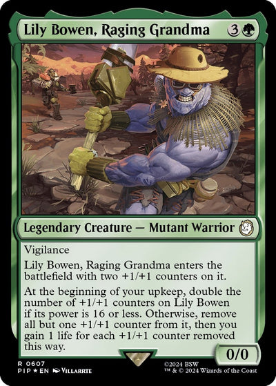 Lily Bowen, Raging Grandma (Surge Foil) (607) (Universes Beyond: Fallout)