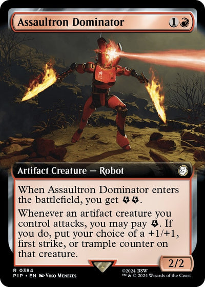 Assaultron Dominator (Extended Art) (384) (Universes Beyond: Fallout)