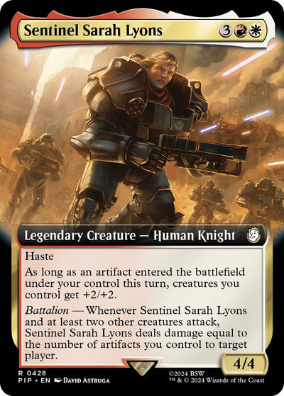 Sentinel Sarah Lyons (Extended Art) (428) (Universes Beyond: Fallout)