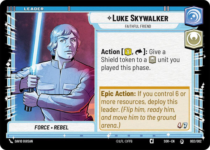 Luke Skywalker - Faithful Friend (002/002) (Prerelease Promos)