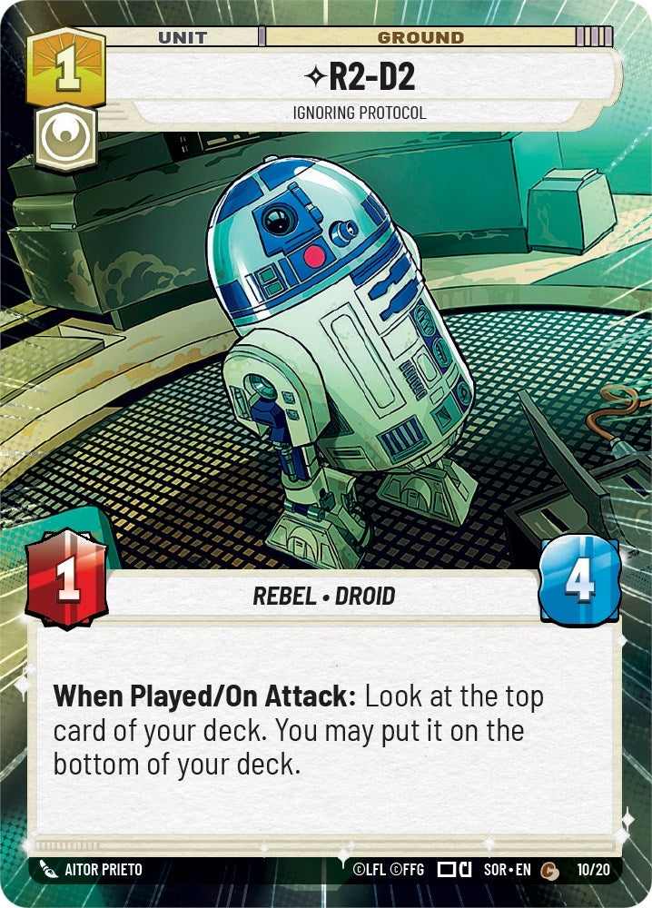 R2-D2 - Ignoring Protocol (Hyperspace) (10/20) (Spark of Rebellion: Weekly Play Promos)
