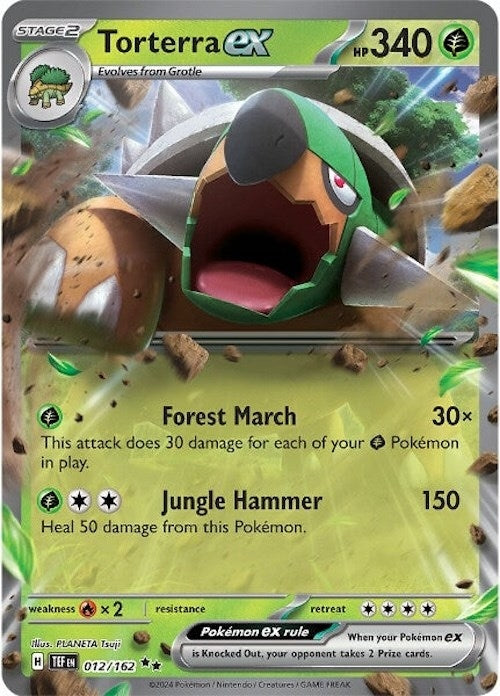 Image for Torterra ex (012/162) [SV05: Temporal Forces] - Pokemon