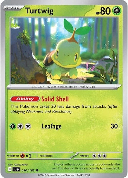 Image for Turtwig (010/162) [SV05: Temporal Forces] - Pokemon