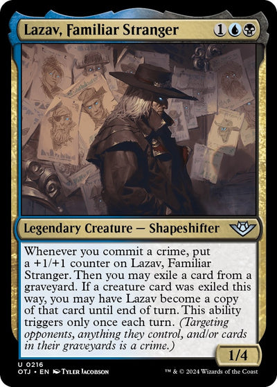 Lazav, Familiar Stranger (216) (Outlaws of Thunder Junction)