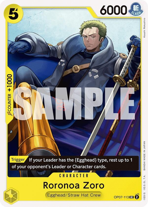 Roronoa Zoro (113) (OP07-113) (500 Years in the Future)