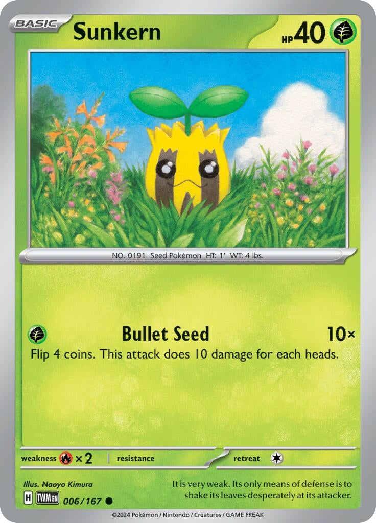Image for Sunkern (006/167) [SV06: Twilight Masquerade] - Pokemon