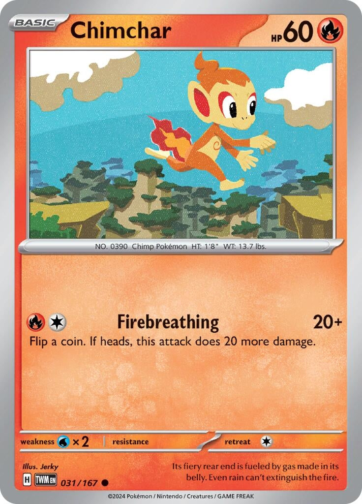 Chimchar (031/167) (SV06: Twilight Masquerade)