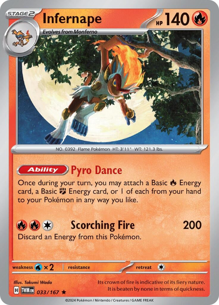 Image for Infernape (033/167) [SV06: Twilight Masquerade] - Pokemon