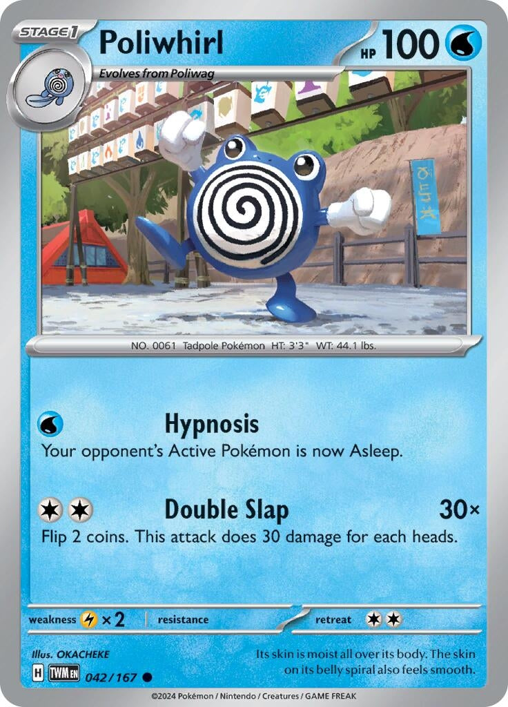 Image for Poliwhirl (042/167) [SV06: Twilight Masquerade] - Pokemon