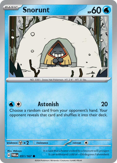 Snorunt (051/167) (SV06: Twilight Masquerade)