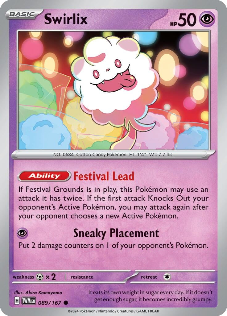 Image for Swirlix (089/167) [SV06: Twilight Masquerade] - Pokemon