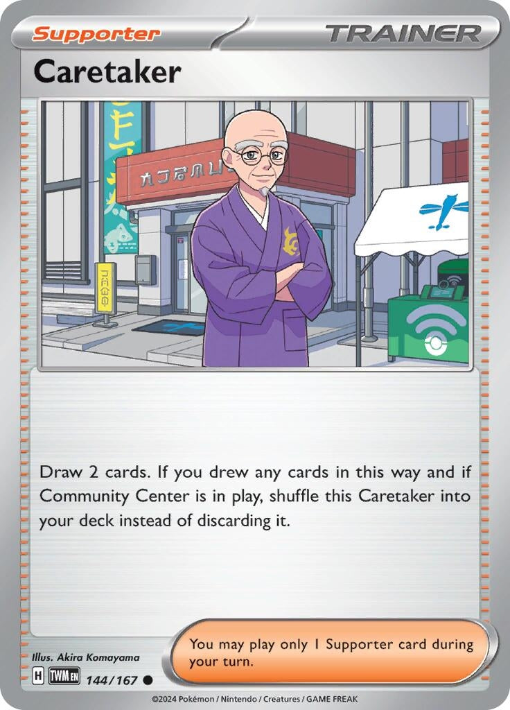 Image for Caretaker (144/167) [SV06: Twilight Masquerade] - Pokemon