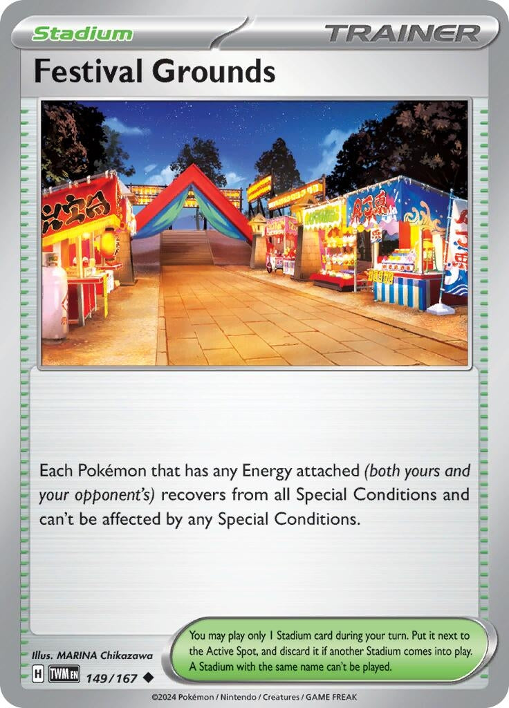 Image for Festival Grounds (149/167) [SV06: Twilight Masquerade] - Pokemon