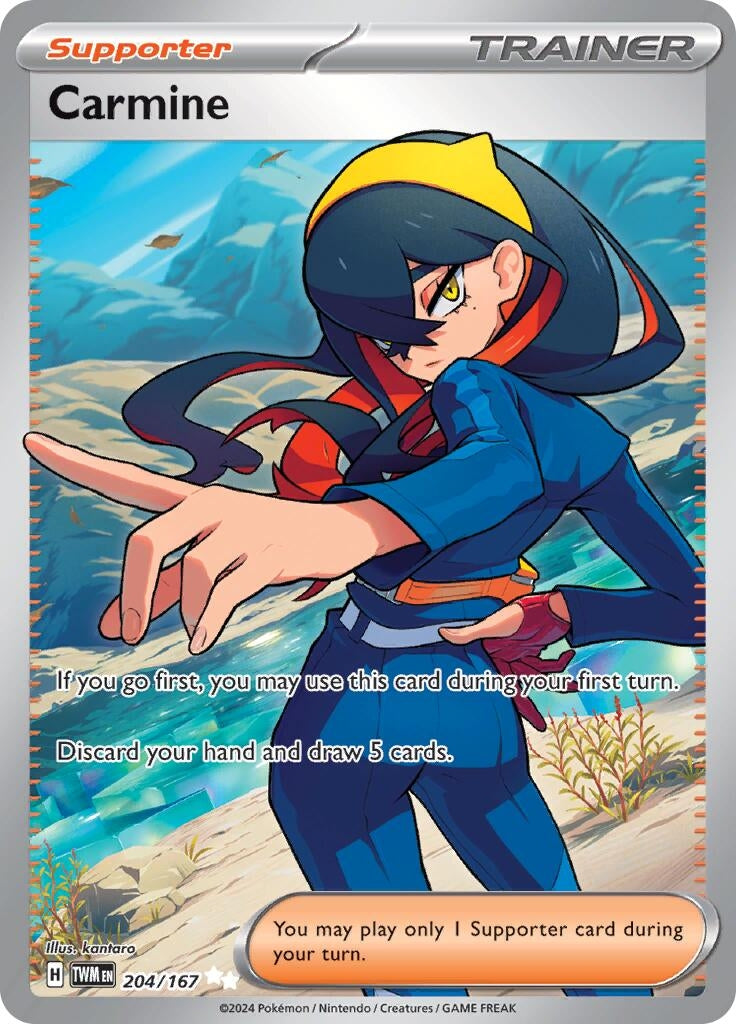 Image for Carmine (204/167) [SV06: Twilight Masquerade] - Pokemon