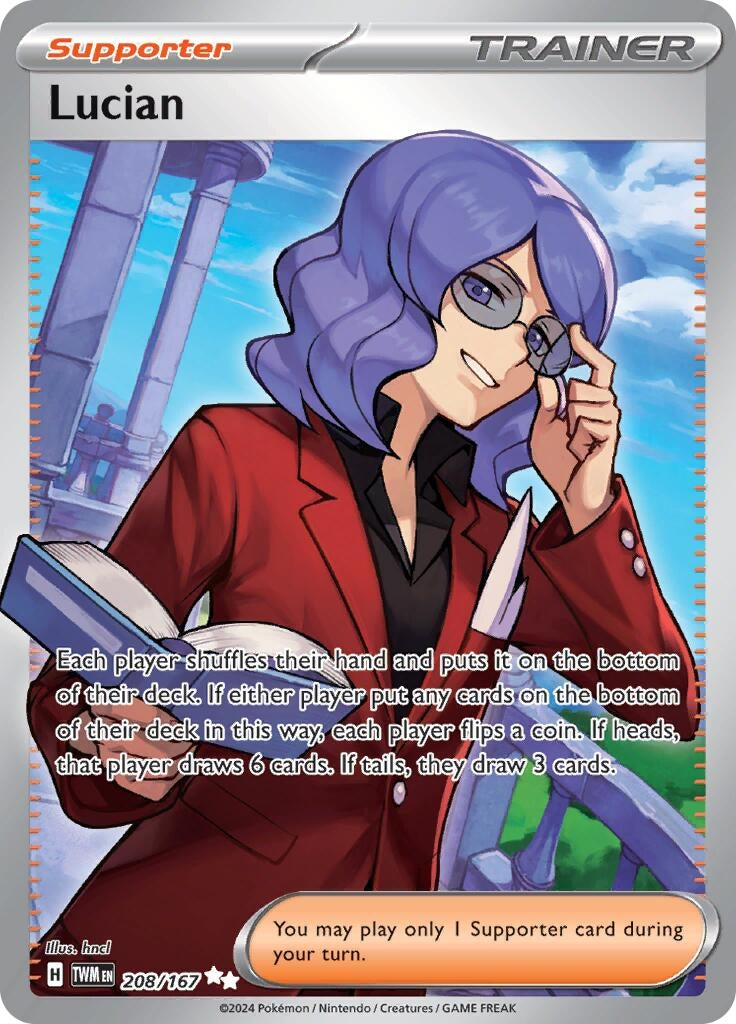 Image for Lucian (208/167) [SV06: Twilight Masquerade] - Pokemon