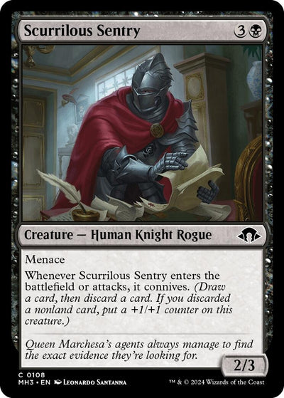 Scurrilous Sentry (108) (Modern Horizons 3)