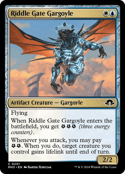 Riddle Gate Gargoyle (201) (Modern Horizons 3)