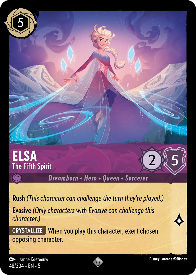 Image for Elsa - The Fifth Spirit (48/204) [Shimmering Skies] - Disney Lorcana