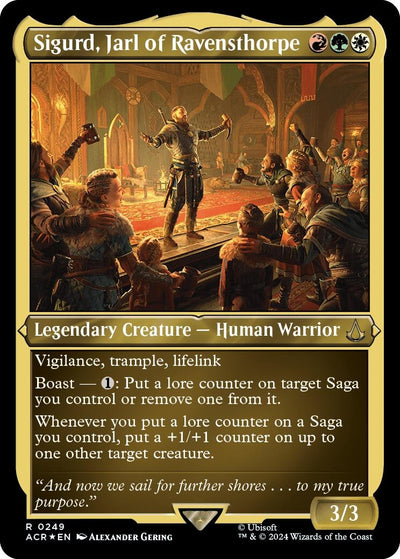 Sigurd, Jarl of Ravensthorpe (Foil Etched) (249) (Universes Beyond: Assassin's Creed)