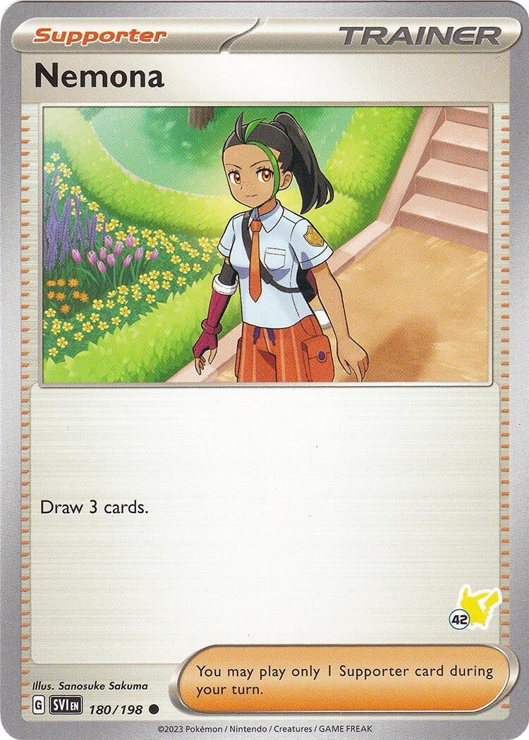 Image for Nemona - Pikachu 42 (180/198) [Battle Academy 2024] - Pokemon