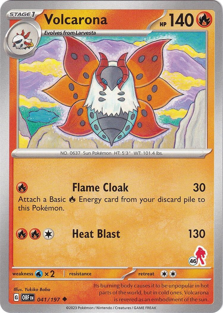 Image for Volcarona - Armarouge 46 (041/197) [Battle Academy 2024] - Pokemon