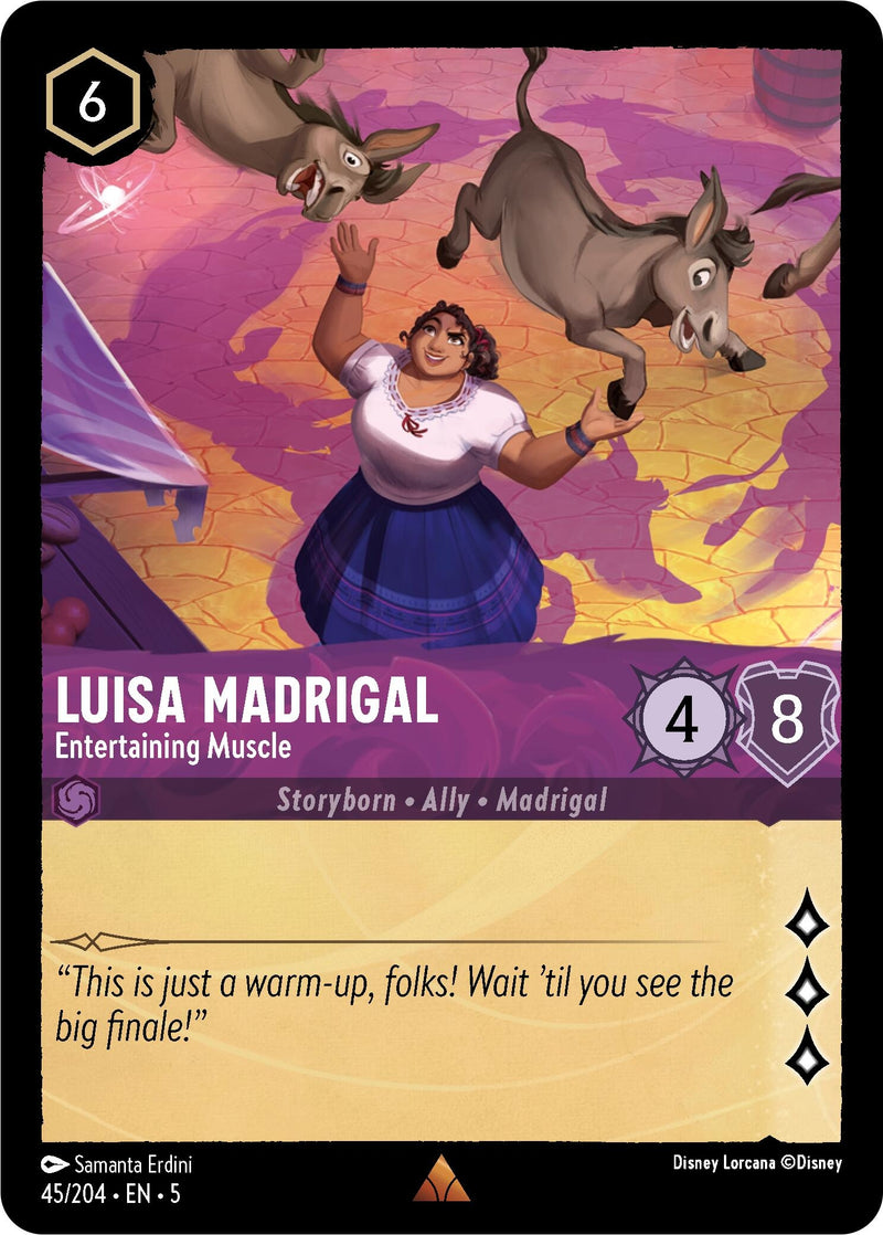 Image for Luisa Madrigal - Entertaining Muscle (45/204) [Shimmering Skies] - Disney Lorcana