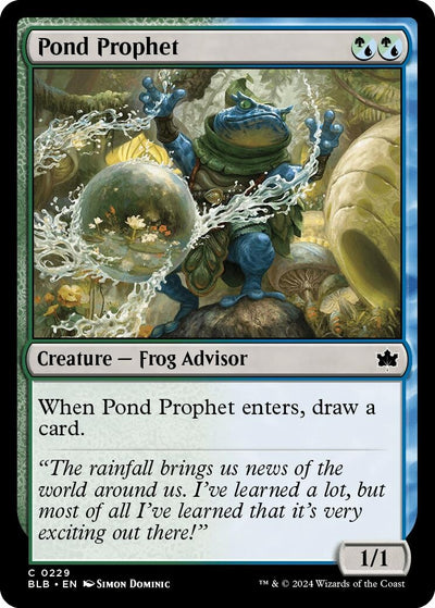 Pond Prophet (229) (Bloomburrow)