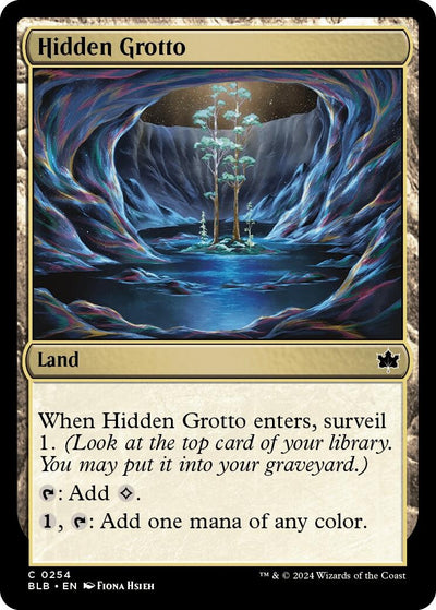 Hidden Grotto (254) (Bloomburrow)
