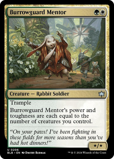 Burrowguard Mentor (206) (Bloomburrow)