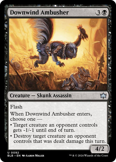 Downwind Ambusher (92) (Bloomburrow)