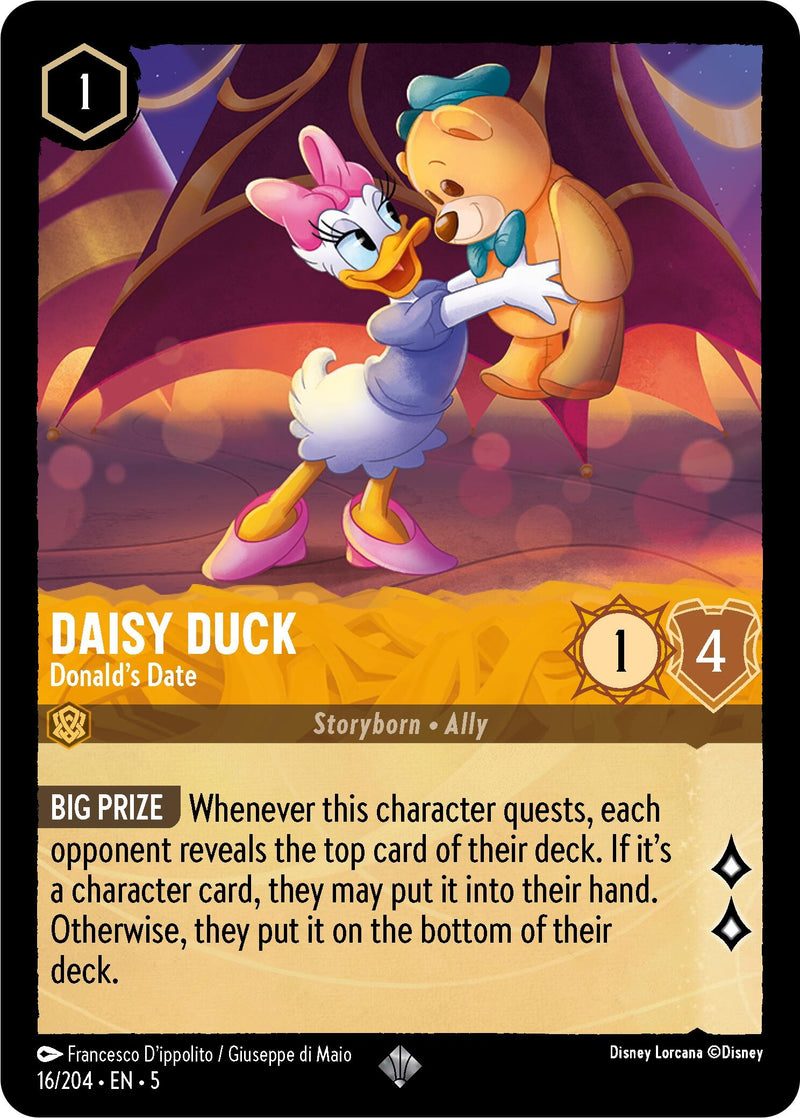 Image for Daisy Duck - Donald's Date (16/204) [Shimmering Skies] - Disney Lorcana