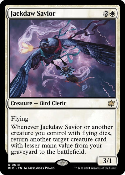 Jackdaw Savior (18) (Bloomburrow)
