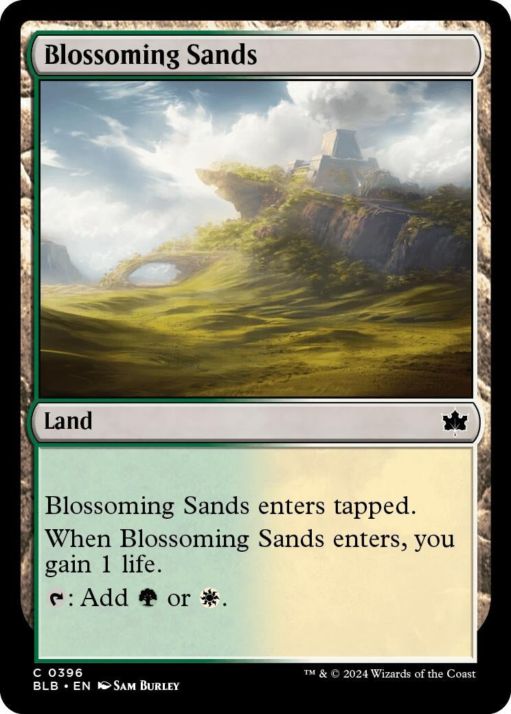 Blossoming Sands (396) [Bloomburrow]