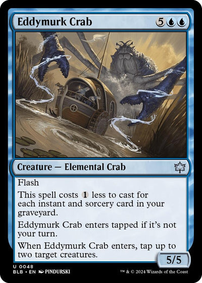 Eddymurk Crab (48) (Bloomburrow)