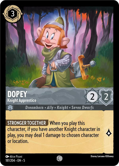 Dopey - Knight Apprentice (181/204) (Shimmering Skies)