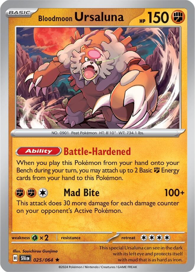Image for Bloodmoon Ursaluna (025/064) [SV: Shrouded Fable] - Pokemon