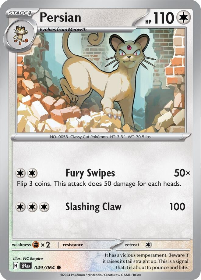 Image for Persian (049/064) [SV: Shrouded Fable] - Pokemon