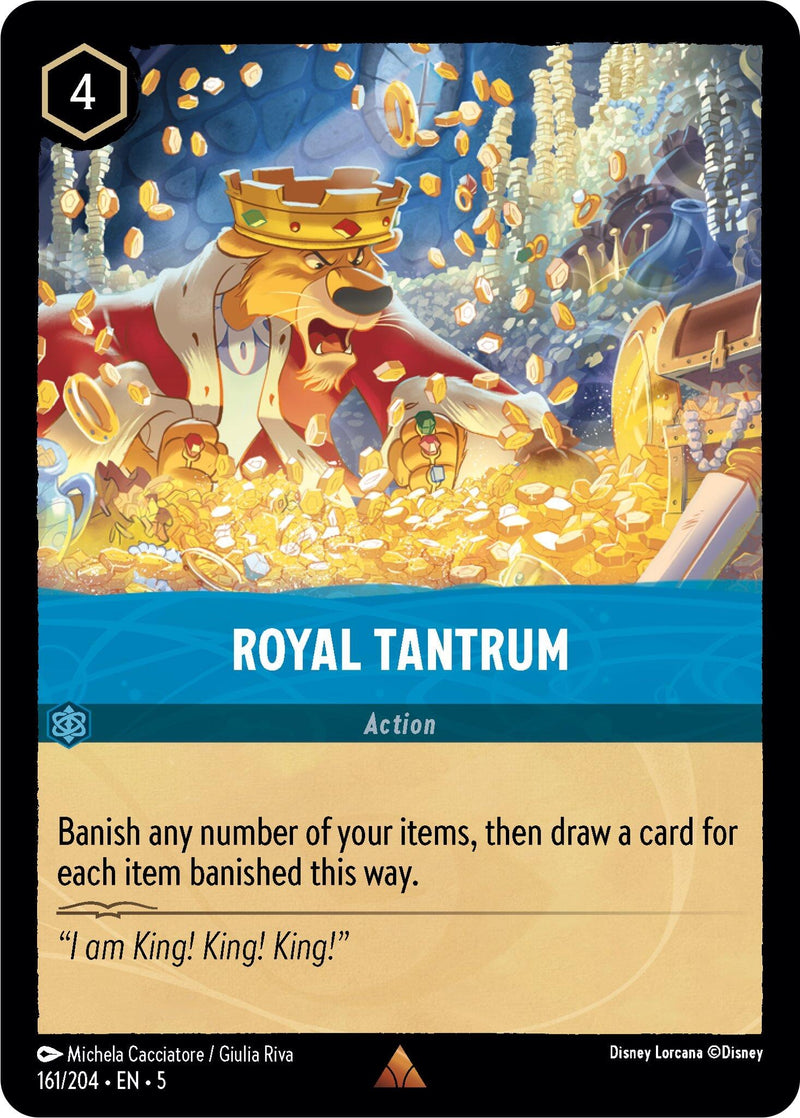 Image for Royal Tantrum (161/204) [Shimmering Skies] - Disney Lorcana