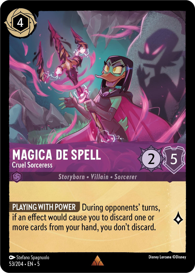 Image for Magica De Spell - Cruel Sorceress (53/204) [Shimmering Skies] - Disney Lorcana