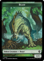 Cat // Beast (0025) Double-Sided Token (26 // 25) [Bloomburrow]