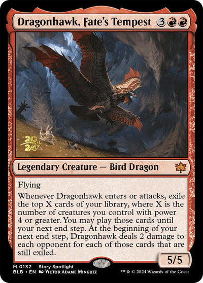 Dragonhawk, Fate's Tempest (132) (Prerelease Cards)
