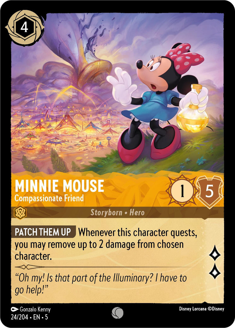 Image for Minnie Mouse - Compassionate Friend (24/204) [Shimmering Skies] - Disney Lorcana