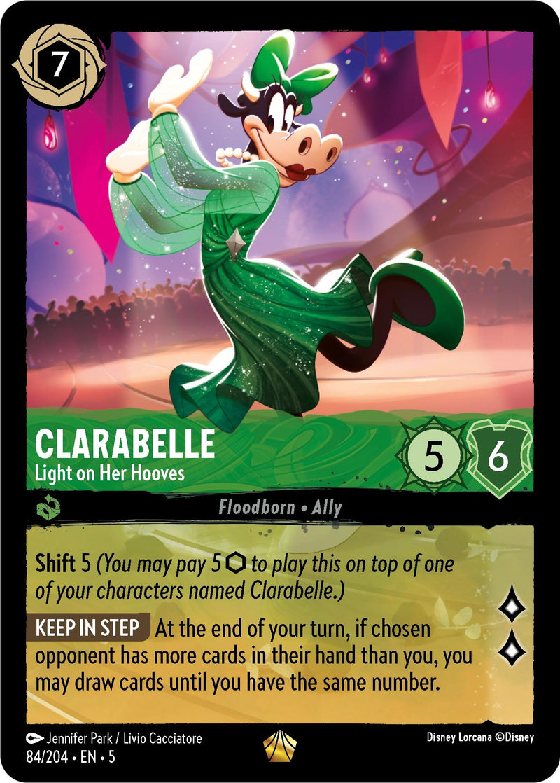 Image for Clarabelle - Light on Her Hooves (84/204) [Shimmering Skies] - Disney Lorcana