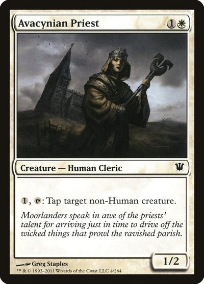 Avacynian Priest (4) (Innistrad)