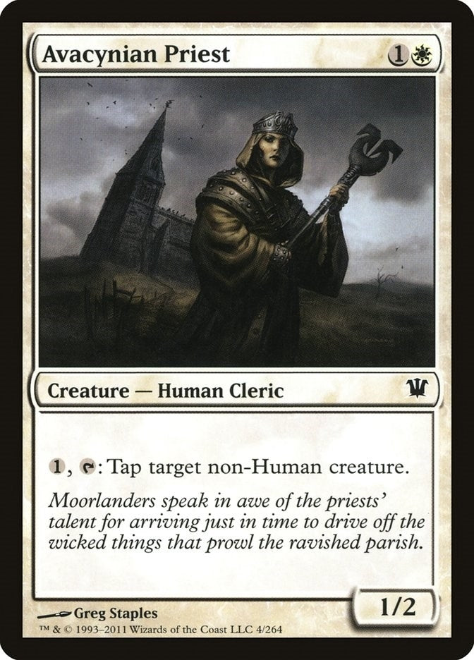 Avacynian Priest (4) (Innistrad)