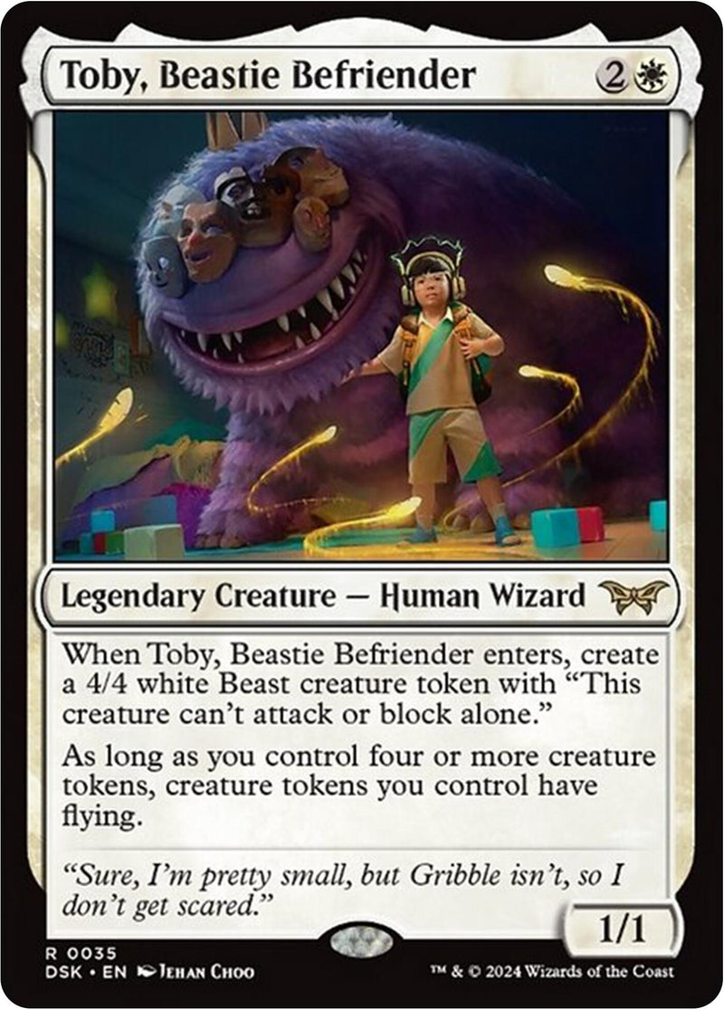 Toby, Beastie Befriender [Duskmourn: House of Horror]